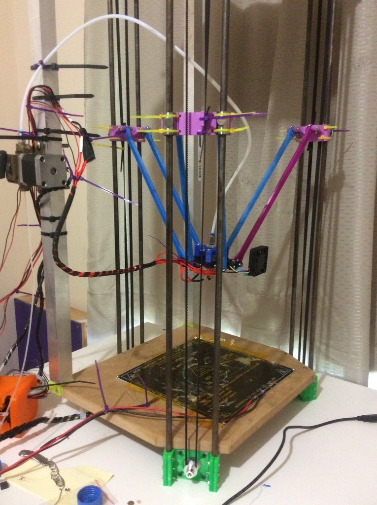 3D printed Rostock (delta robot 3D printer)・Cults