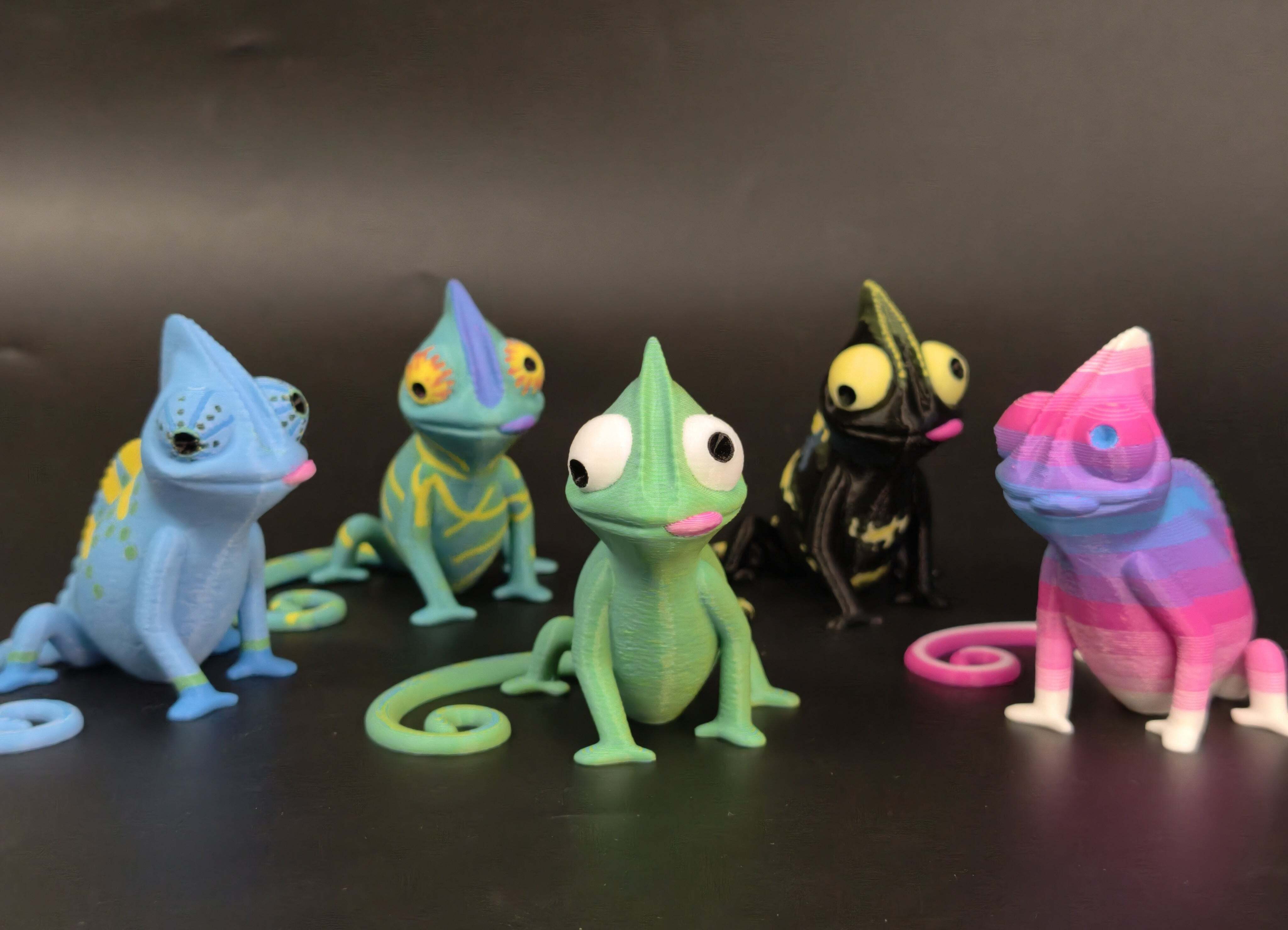 🆓 Chameleon Full Spectrum・Free 3D File for 3D printing・Cults