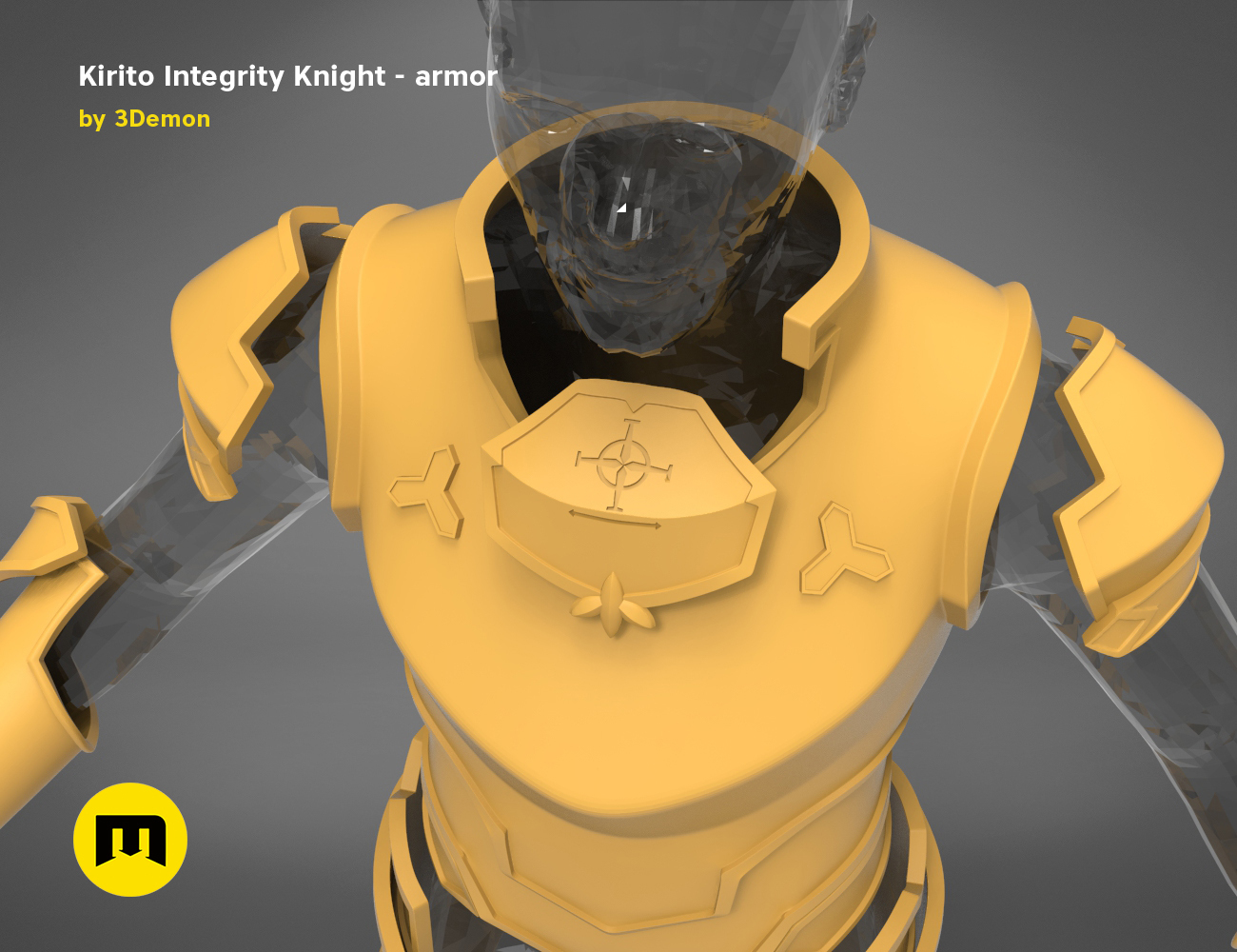 3D file Kirito’s full size armor - Integrity Knight 🎬 ・3D print model ...