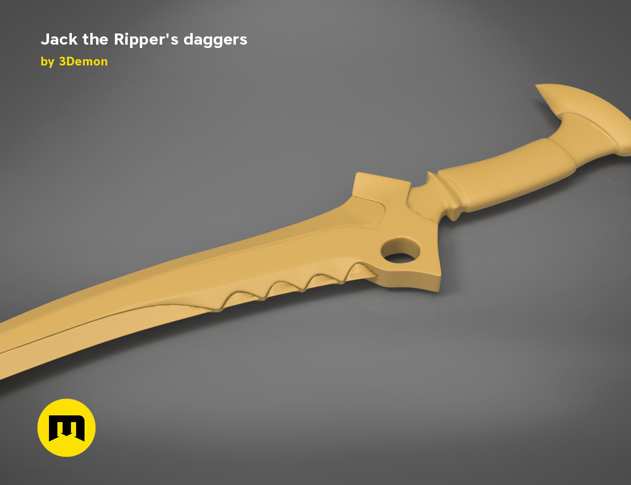 🗡️ JACK THE RIPPER DAGGERS・ 3D File for ・Cults