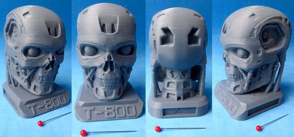 T800 Smooth Terminator Endoskull Printable WithBase (not ExoSkull)