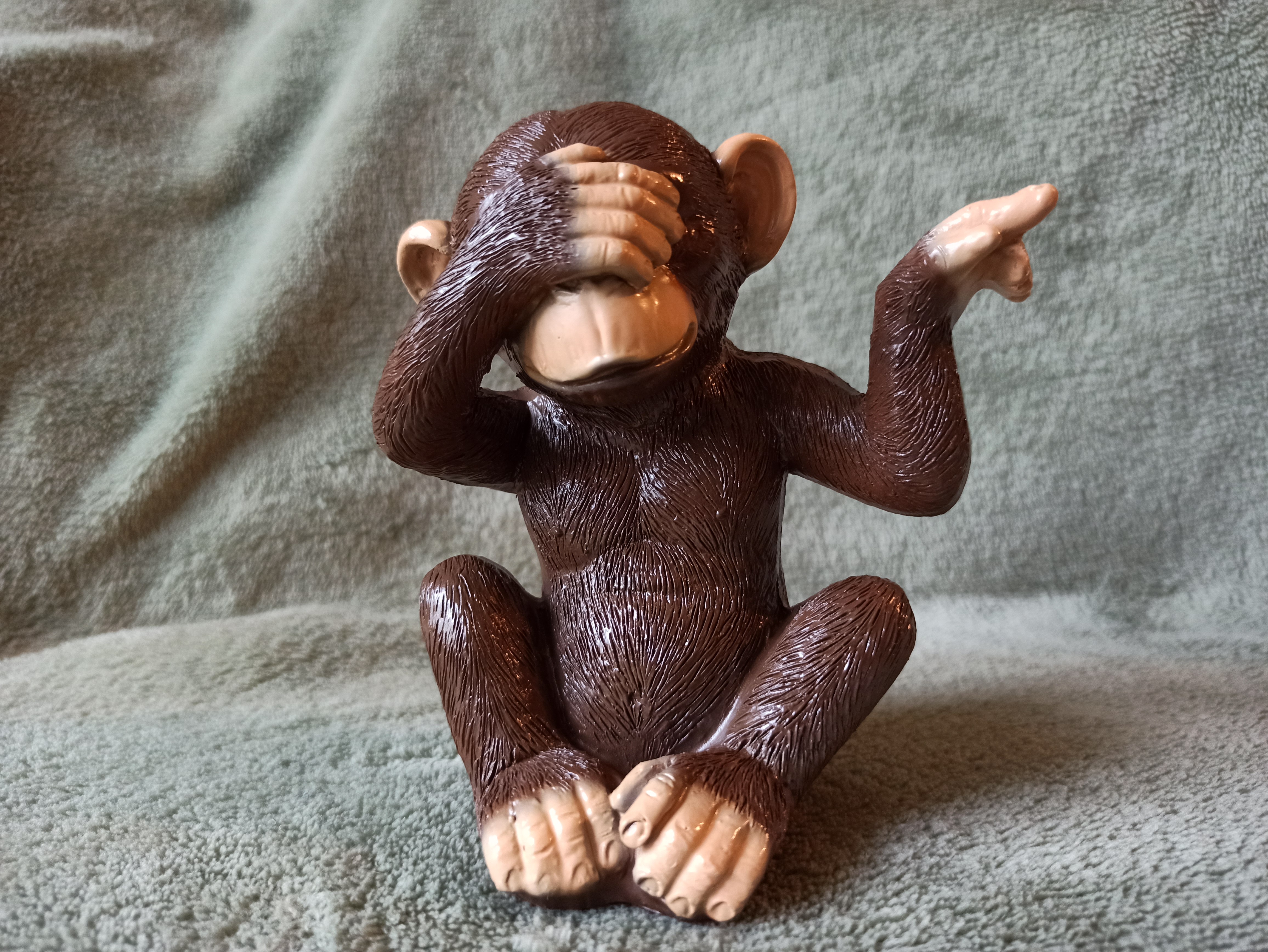 monky様 確認用 🐒 Monkey (with hand over eyes)・ STL File for ・Cults