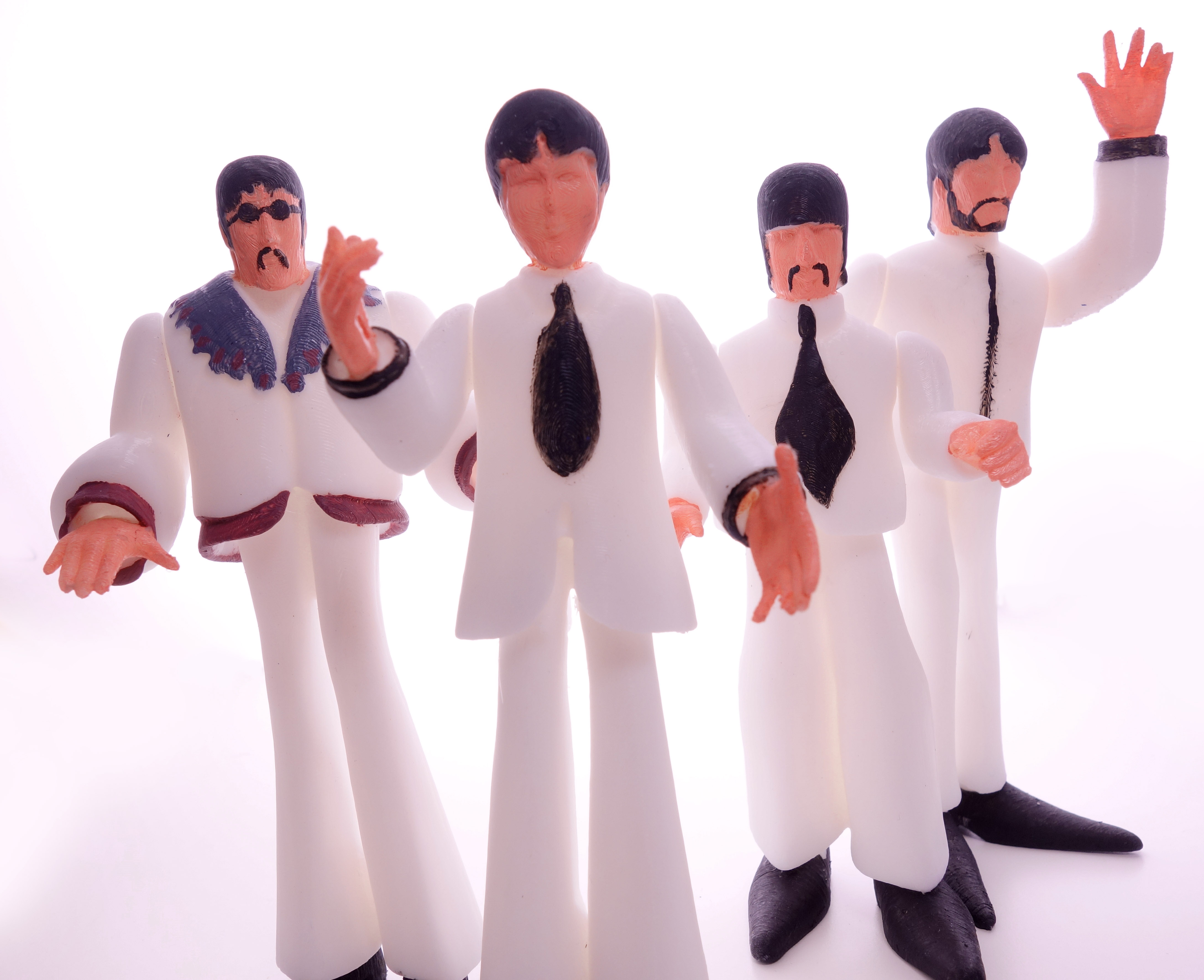 🪨 The Beatles The Yellow submarine action Figures・3D Print with