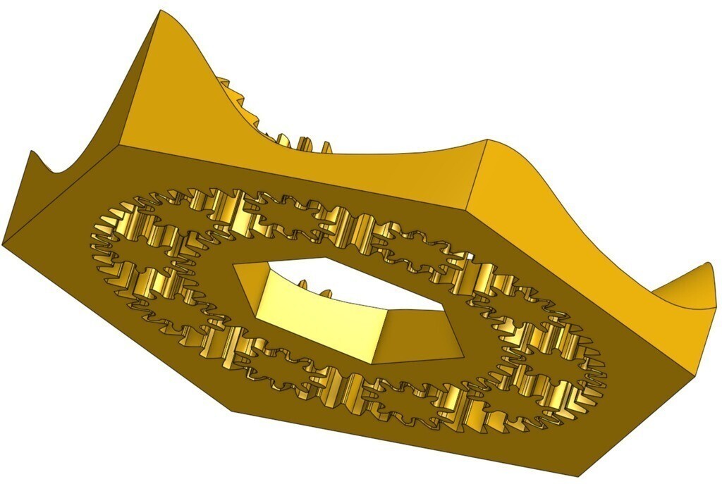 Free STL file Crazy Distorted Planetary Gear Bearing ⚙️ ・3D printing ...