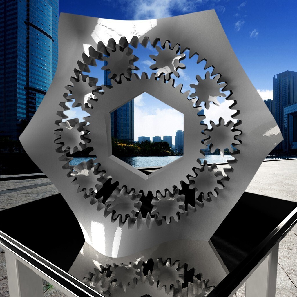 Free STL file Crazy Distorted Planetary Gear Bearing ⚙️ ・3D printing ...