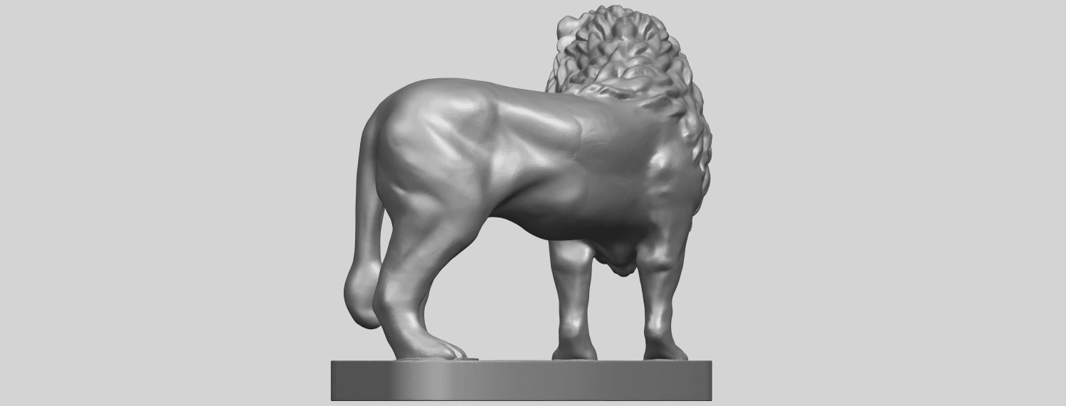 🦁 Lion 03・Free 3D File for ・Cults