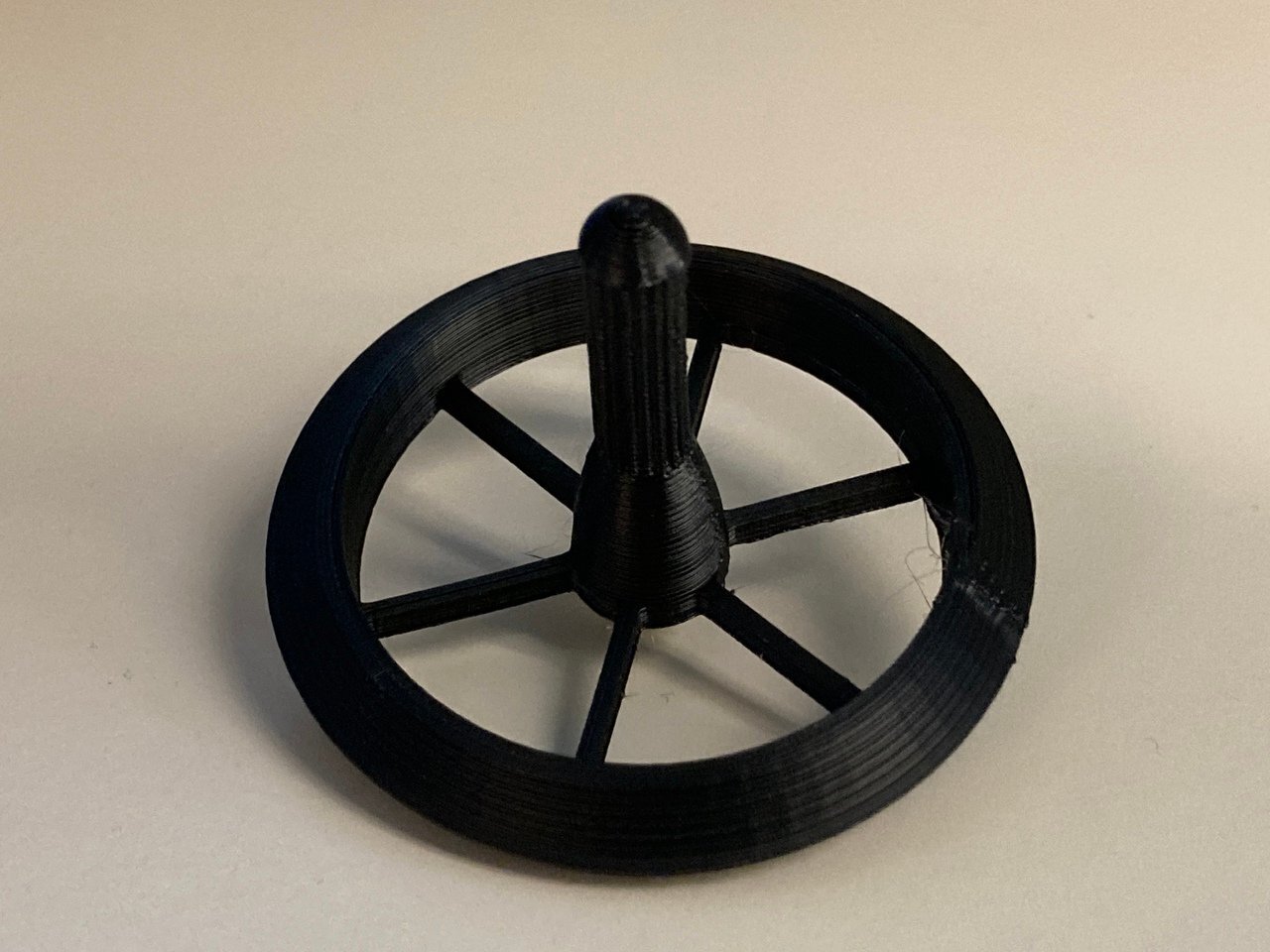 thumbnail image 2 of Cool Carry 3.54"Spinning Top Base Rounded By Silicone, Helps 2 of 9
