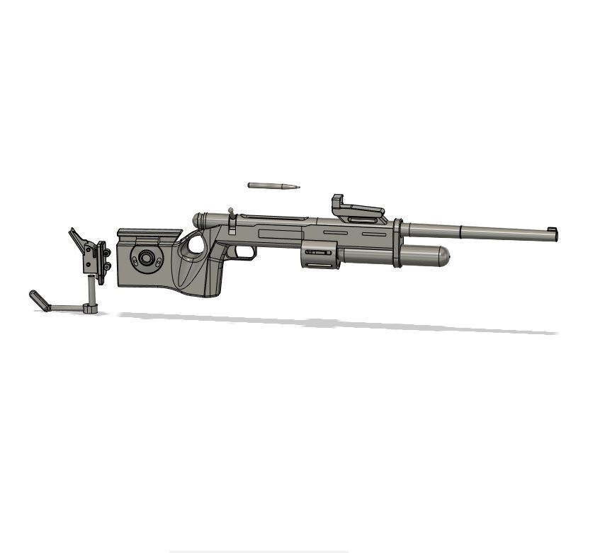 🎲 Lindstradt rifle from Jurassic park・ 3D File for ・Cults