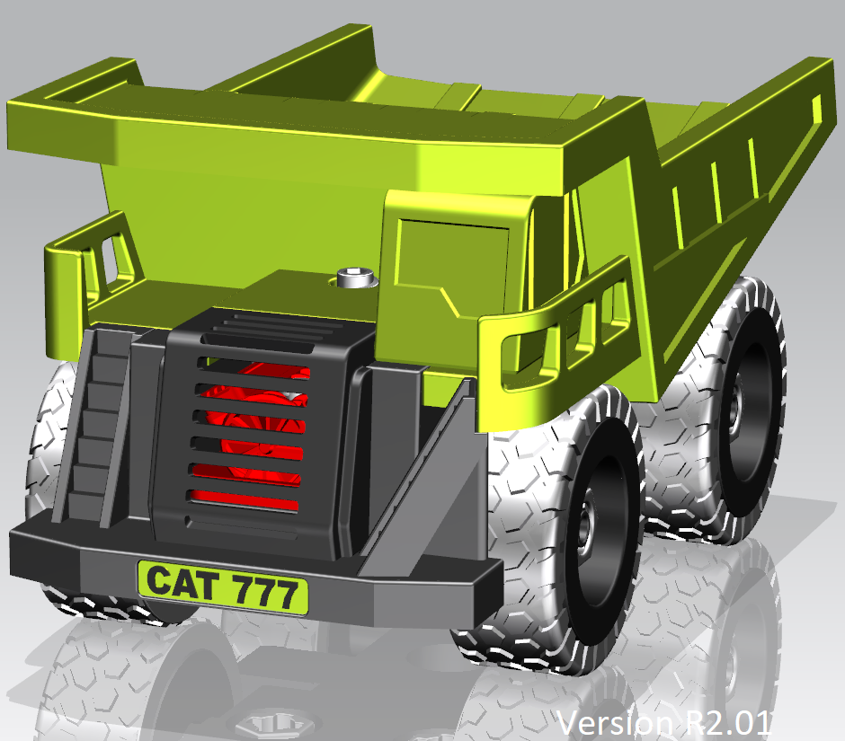 🚚 Dump Truck Take Apart (RELOADED)・ 3D File for 3D printing・Cults