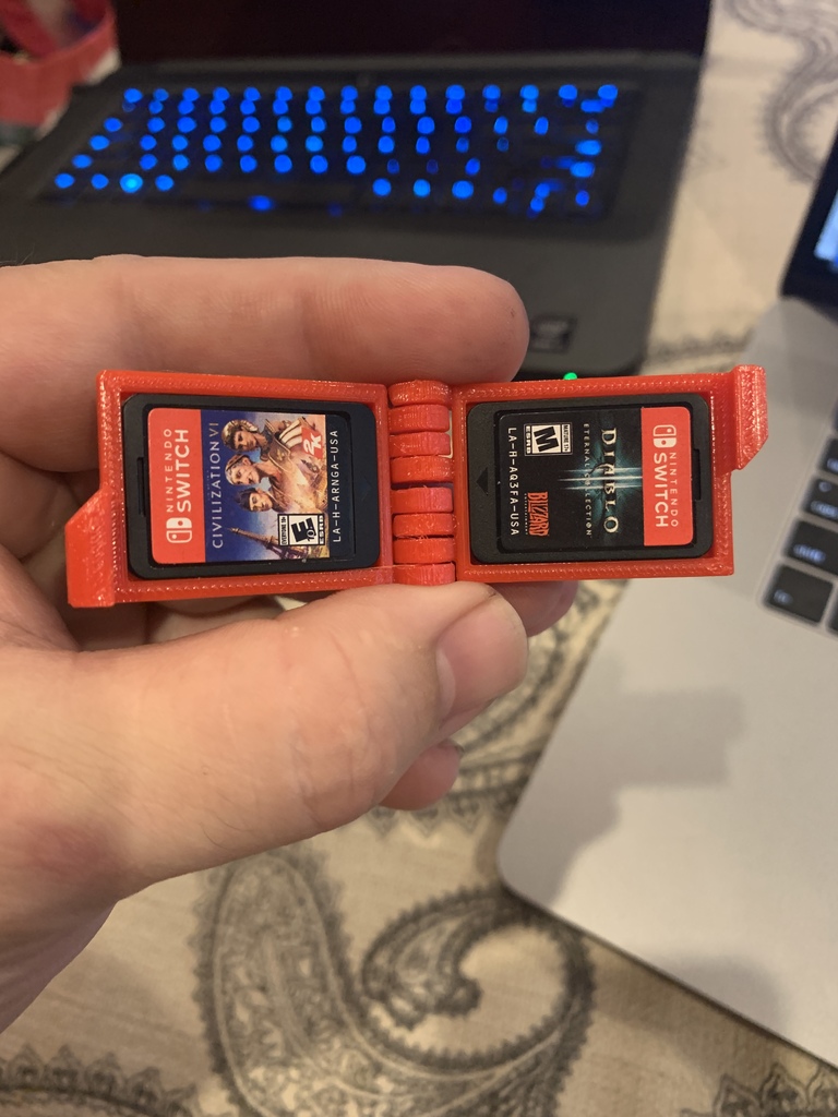 Caixa flip para cartão SD