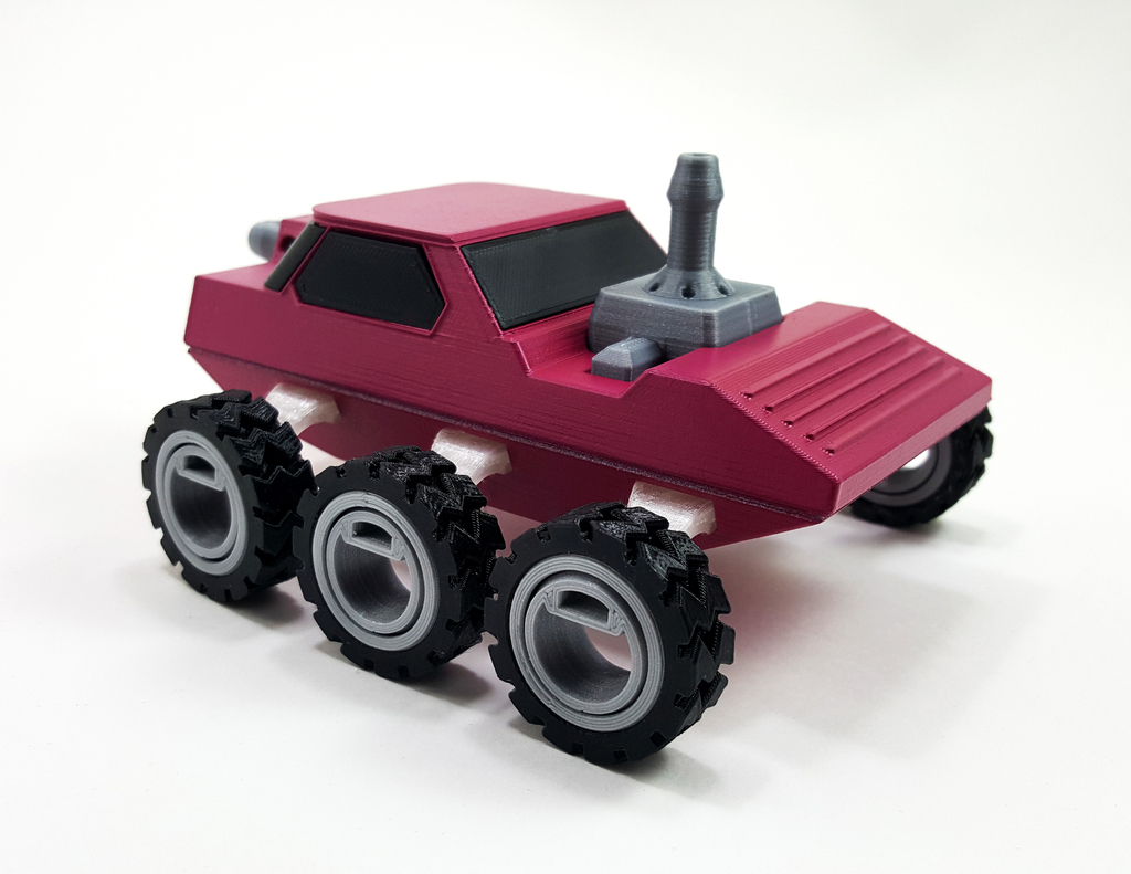 🛞 Lunar Patrol - 6 Wheel Rover・ 3D File for ・Cults