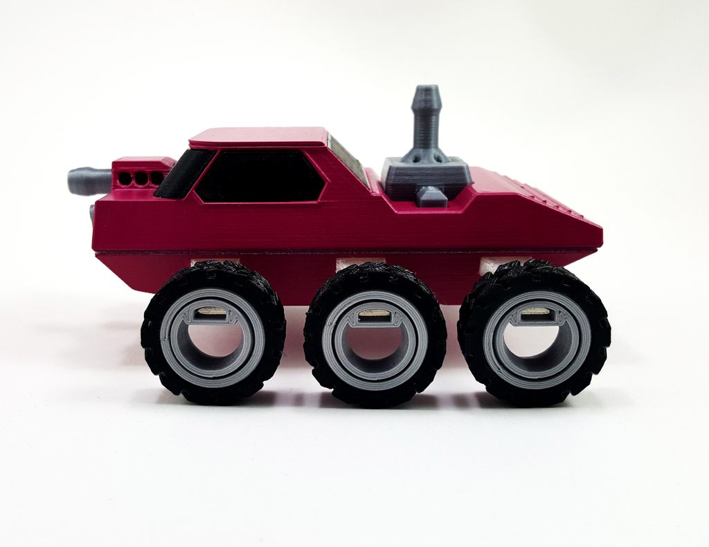 🛞 Lunar Patrol - 6 Wheel Rover・ 3D File for ・Cults