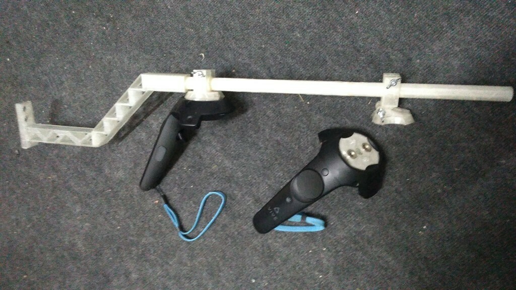 🧲 Adjustable Magnetic VR Rifle for Vive Wands.・Free 3D File for ・Cults