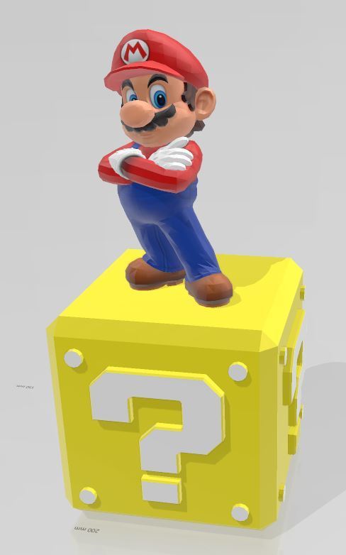 Free STL file mario figurine 🎨・3D printable model to download・Cults