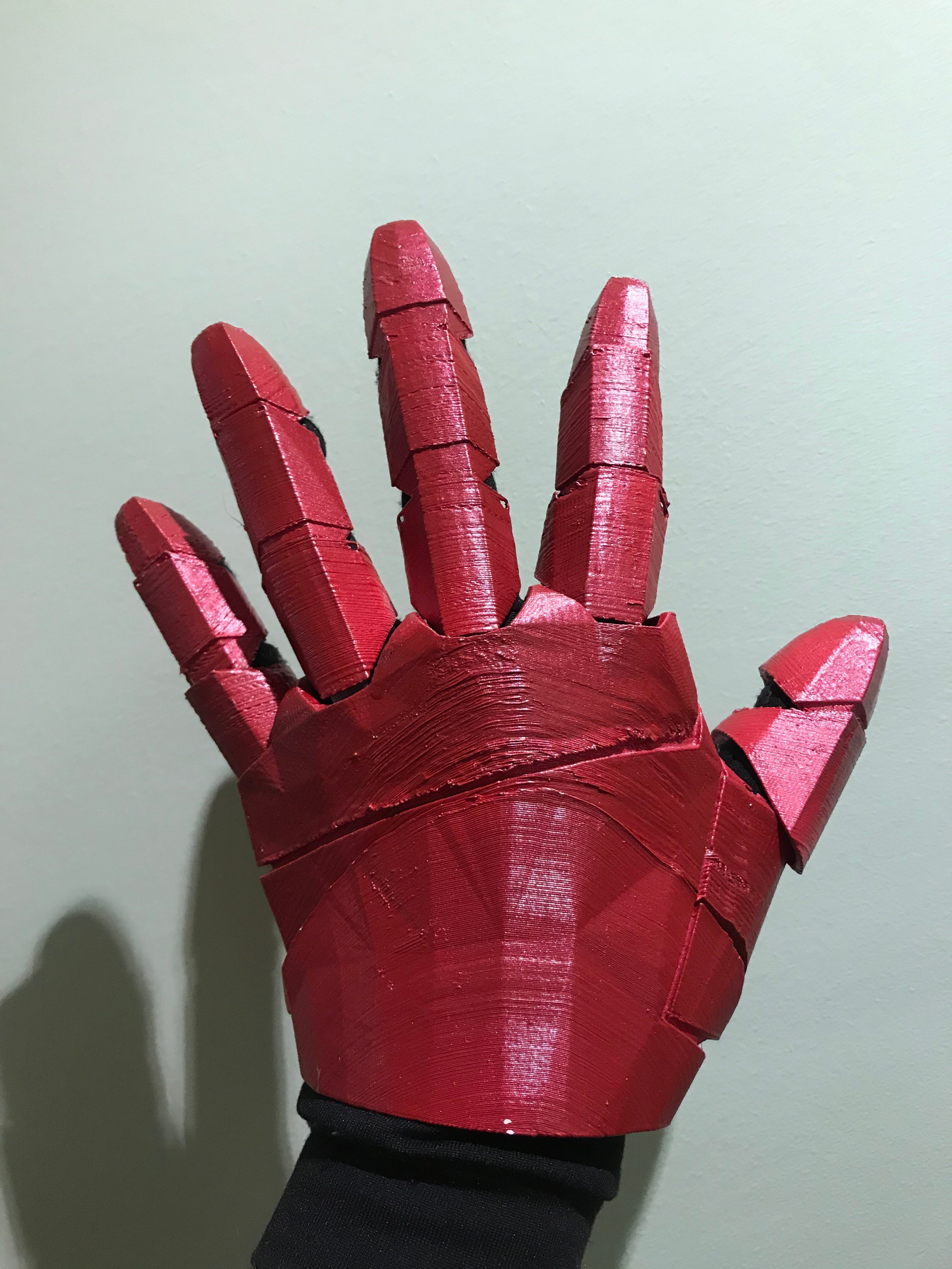 👨 Iron Man MK6 MK 6 Glove Hand with repulsor・3D Print・Cults