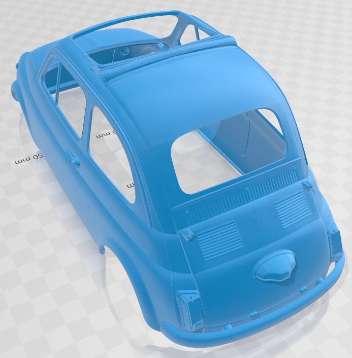 🚗 Fiat 595 Abarth Esseesse 1968 Printable Body Car・ 3D File for ・Cults