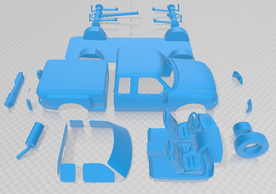 Archivo STL Ranger XLT 1998 Printable Car 🚗 ・Idea de impresión 3D para ...
