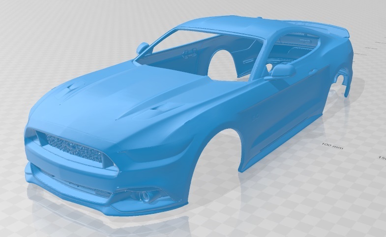 Mustang GT 2015 Printable Body Car