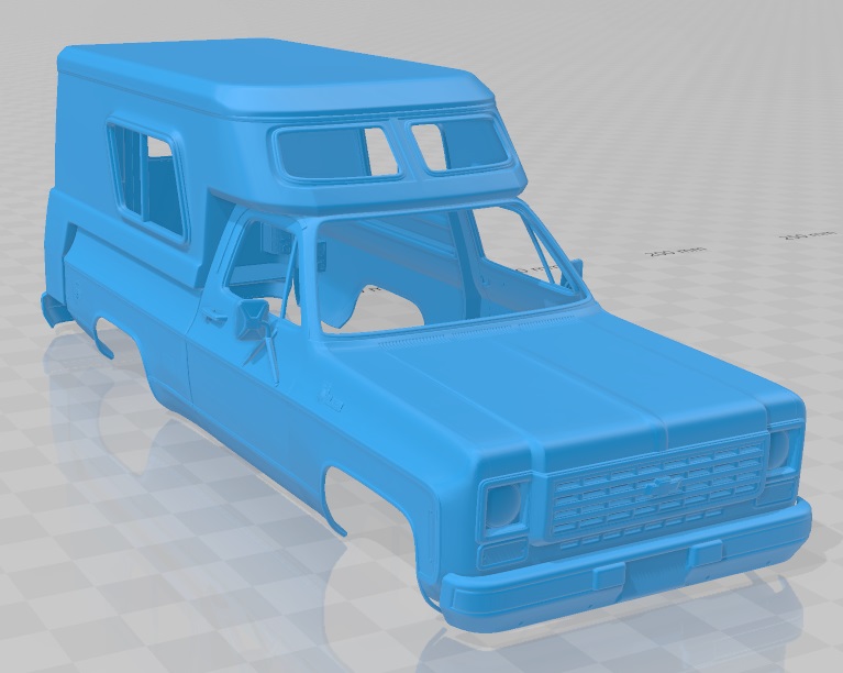 3D file Chevrolet Blazer Chalet 1976 Printable Body Car 🚙 ・3D printing ...