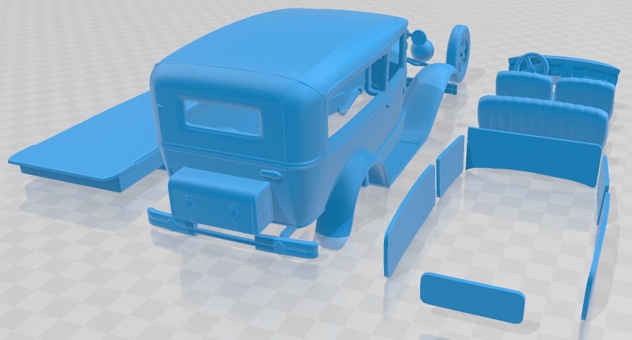🚙 Ford Model A 1927 Printable Car・ 3D File for ・Cults