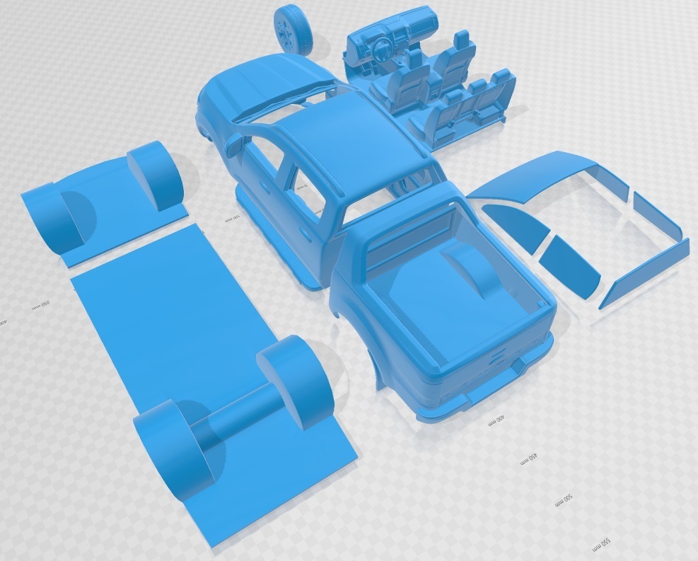 🚙 2016 Ford Ranger Double Cab Wildtrak Printable Car・ 3D File for ・Cults