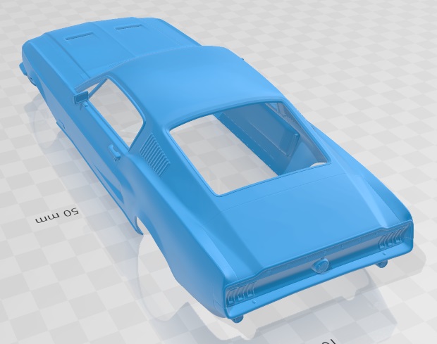 🚙 Ford Mustang GT 1967 Printable Body Car・ 3D File for ・Cults