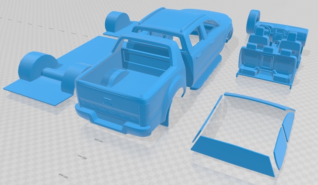 🚙 2016 Ford Ranger Double Cab Wildtrak Printable Car・ 3D File for ・Cults