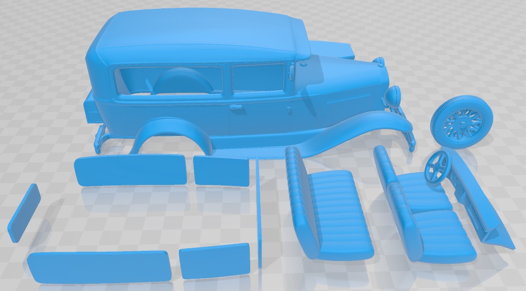 🚙 Ford Model A 1927 Printable Car・ 3D File for ・Cults