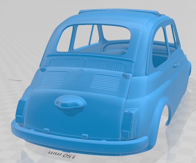 🚗 Fiat 595 Abarth Esseesse 1968 Printable Body Car・ 3D File for ・Cults
