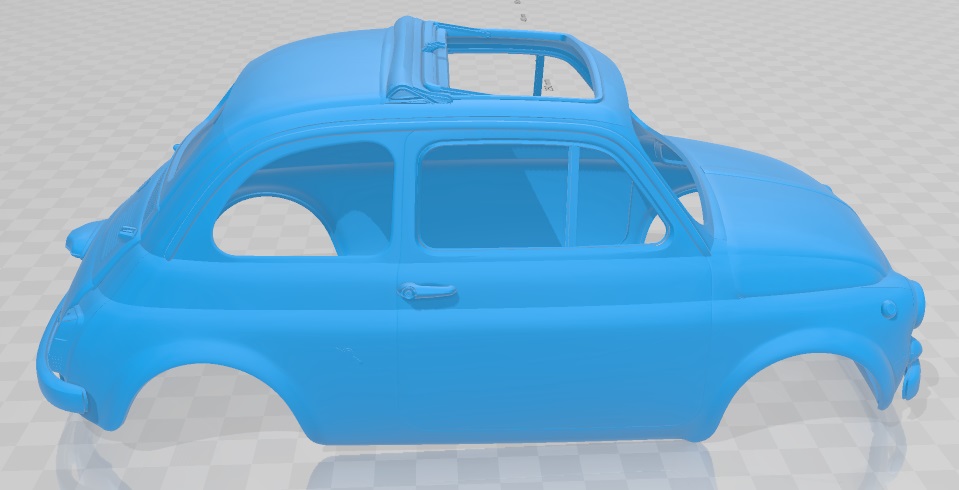 🚗 Fiat 595 Abarth Esseesse 1968 Printable Body Car・ 3D File for ・Cults