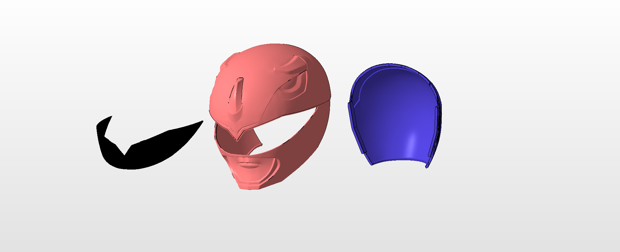 🪖 power rangers mmpr blue ranger helmet stl file・ STL File for ・Cults