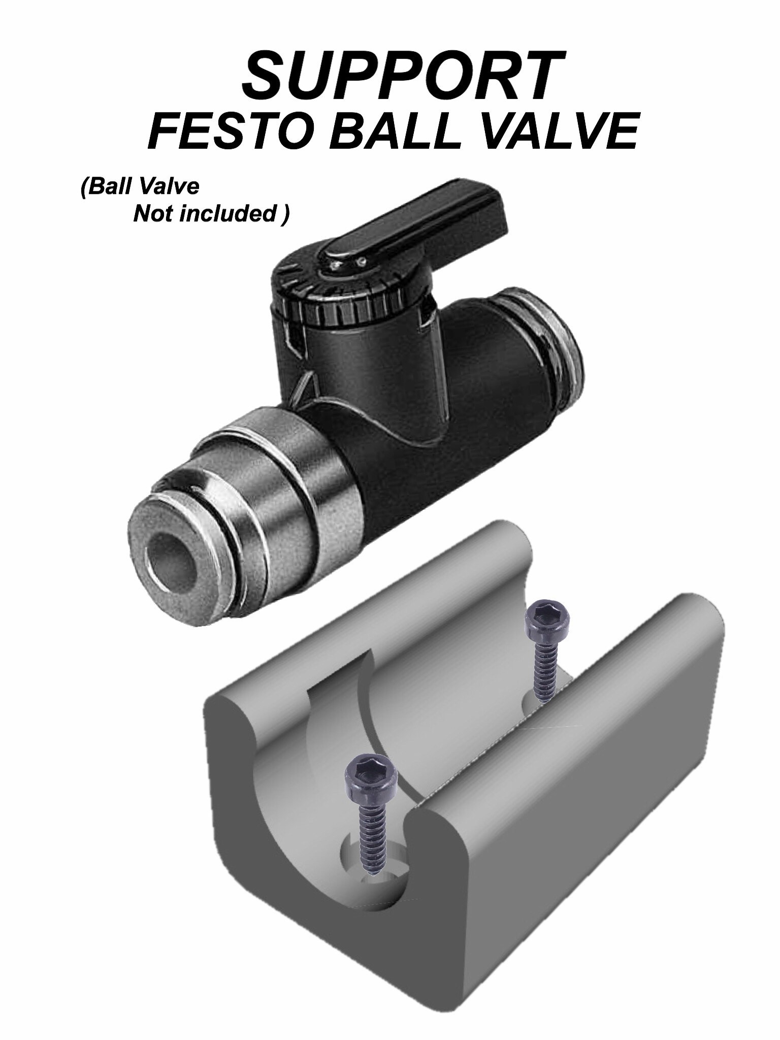 🛩️ festo valve support・ STL File for ・Cults
