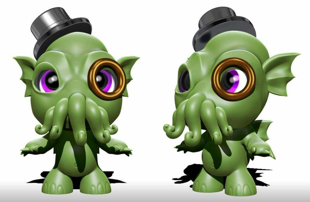 🗿 Fancy Cthulhu・Free OBJ File for ・Cults