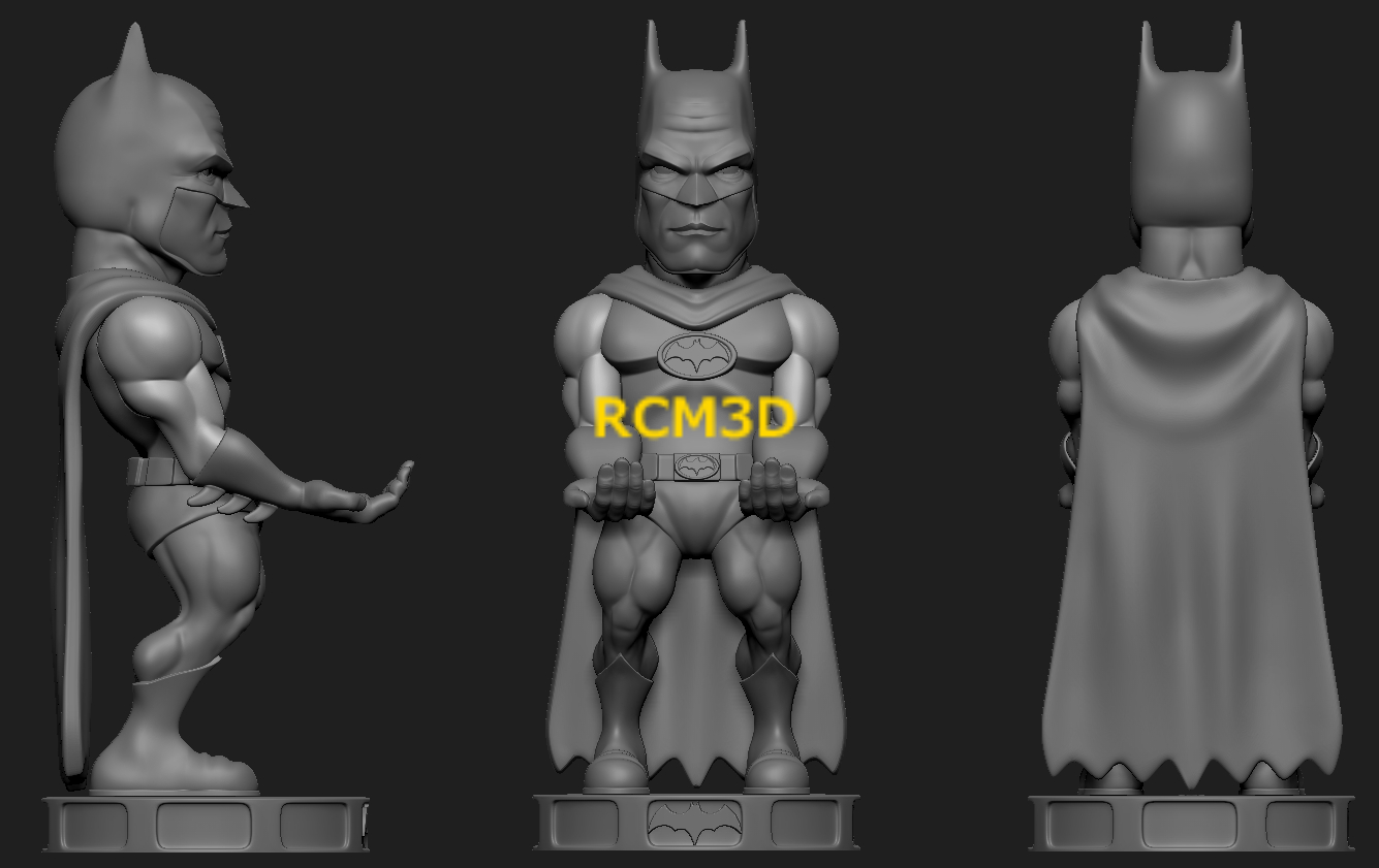 📱 Batman cellphone and joystick holder・Archivo 3D para ・Cults