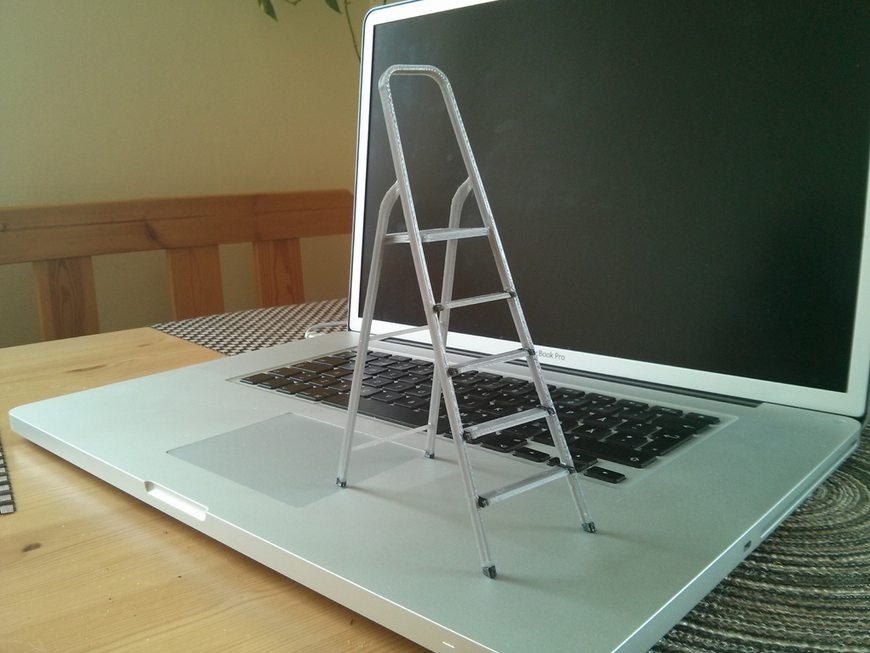 Free STL file 3D-printable scale model of a ladder 🪜 ・3D printing ...