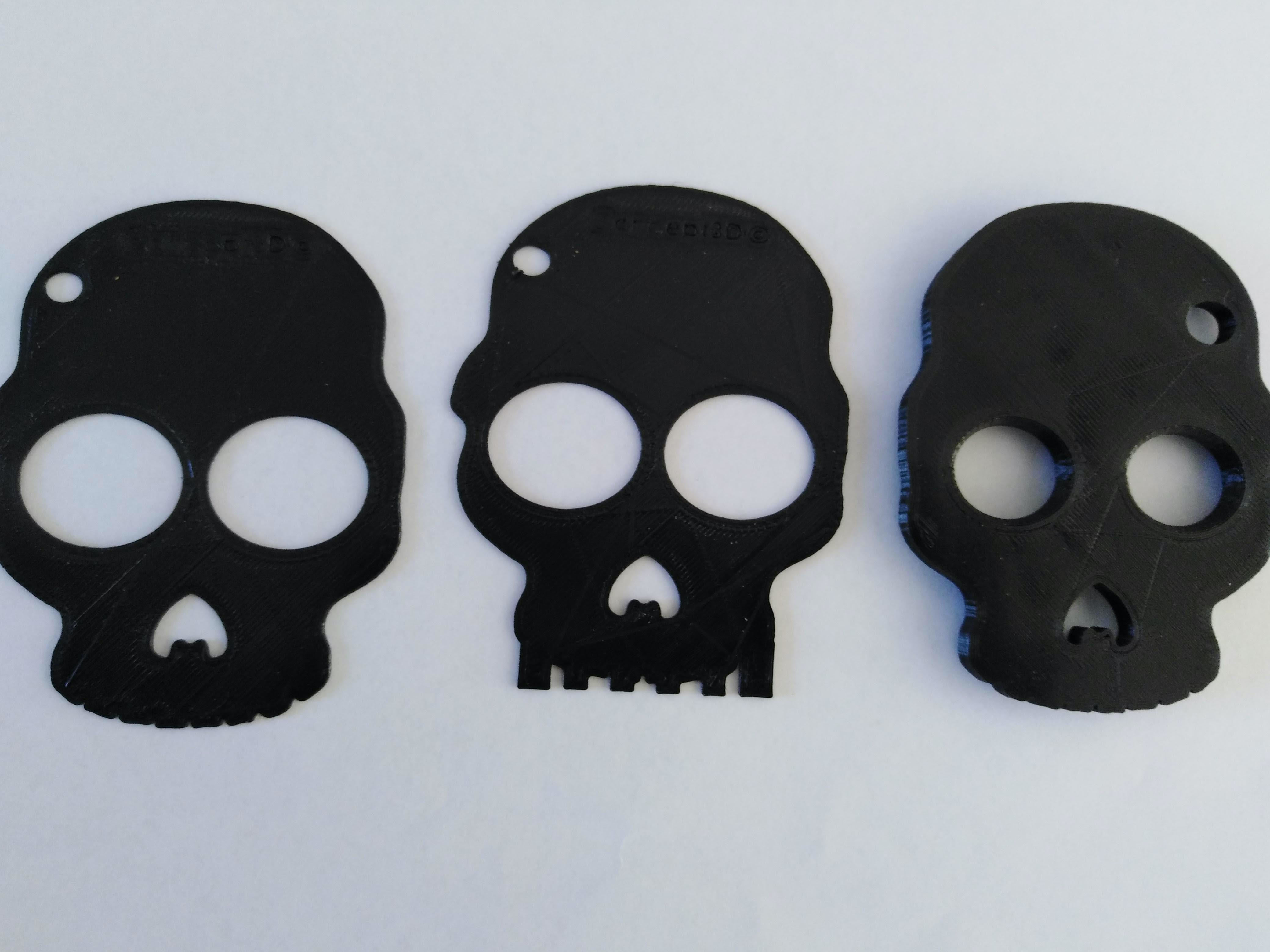 Skull and crossbones (key ring)