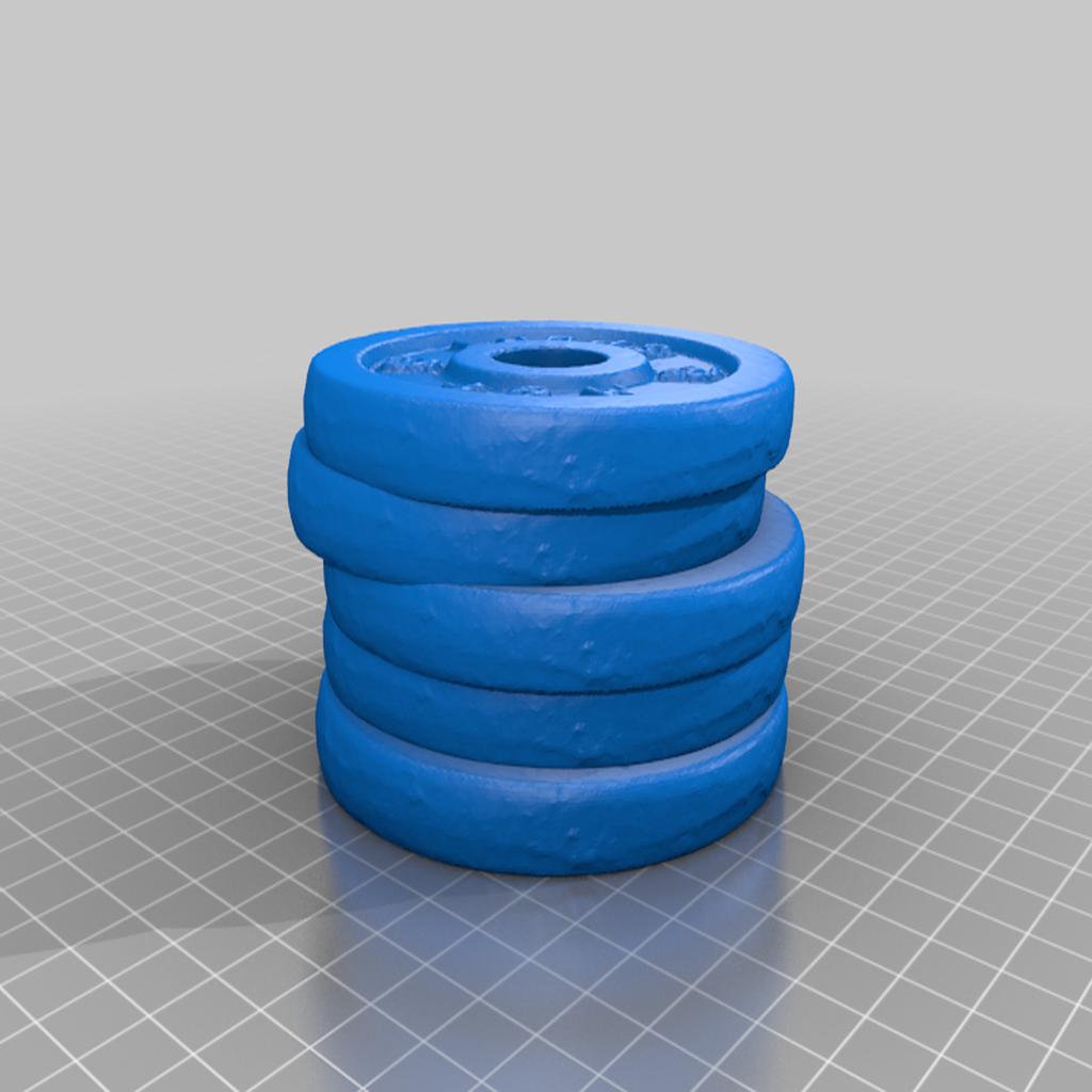 🐉 Weight plate and Stacked Plates・Free 3D File for ・Cults