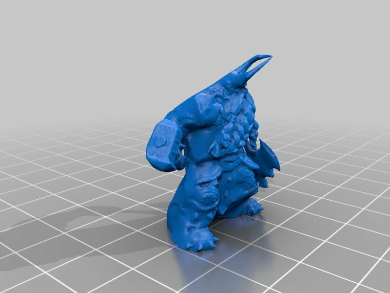 Free STL file DWARF WARRIOR REMIX 👫 ・Model to download and 3D print・Cults