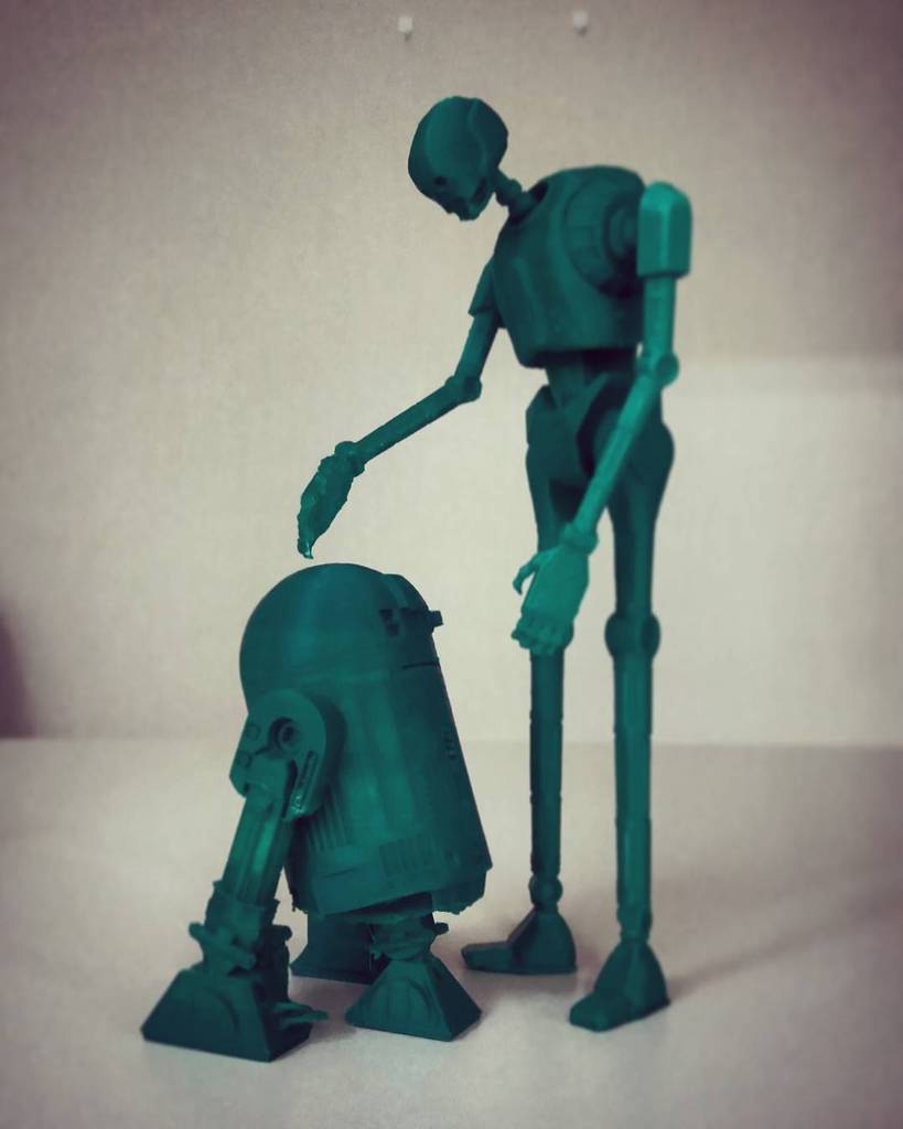 3d printed k 2so star wars rogue one robot cults