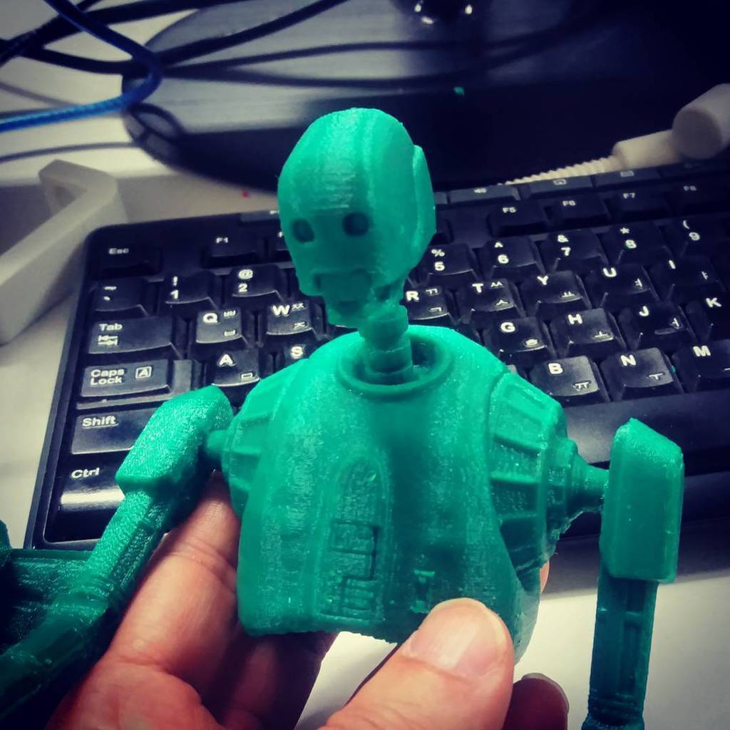 3d printed k 2so star wars rogue one robot cults