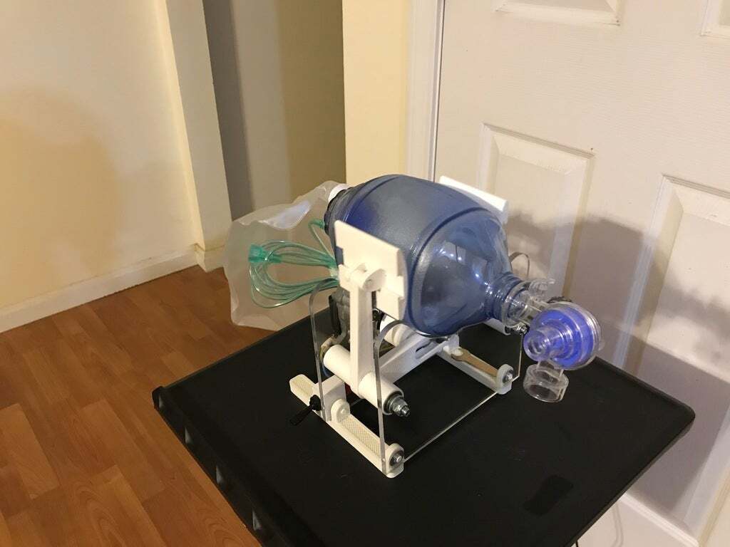 🩻 SIMPLE 3D PRINTED DEVICE TO OPERATE MANUAL VENTILATOR・Free STL File ...