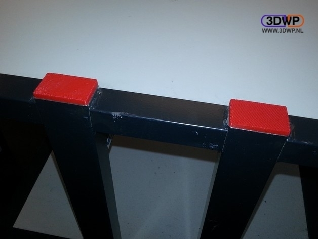 VONLIS Tapones De Láminas Rectangulares Para Tubos, 20 X 30 Mm, 10 Unidades