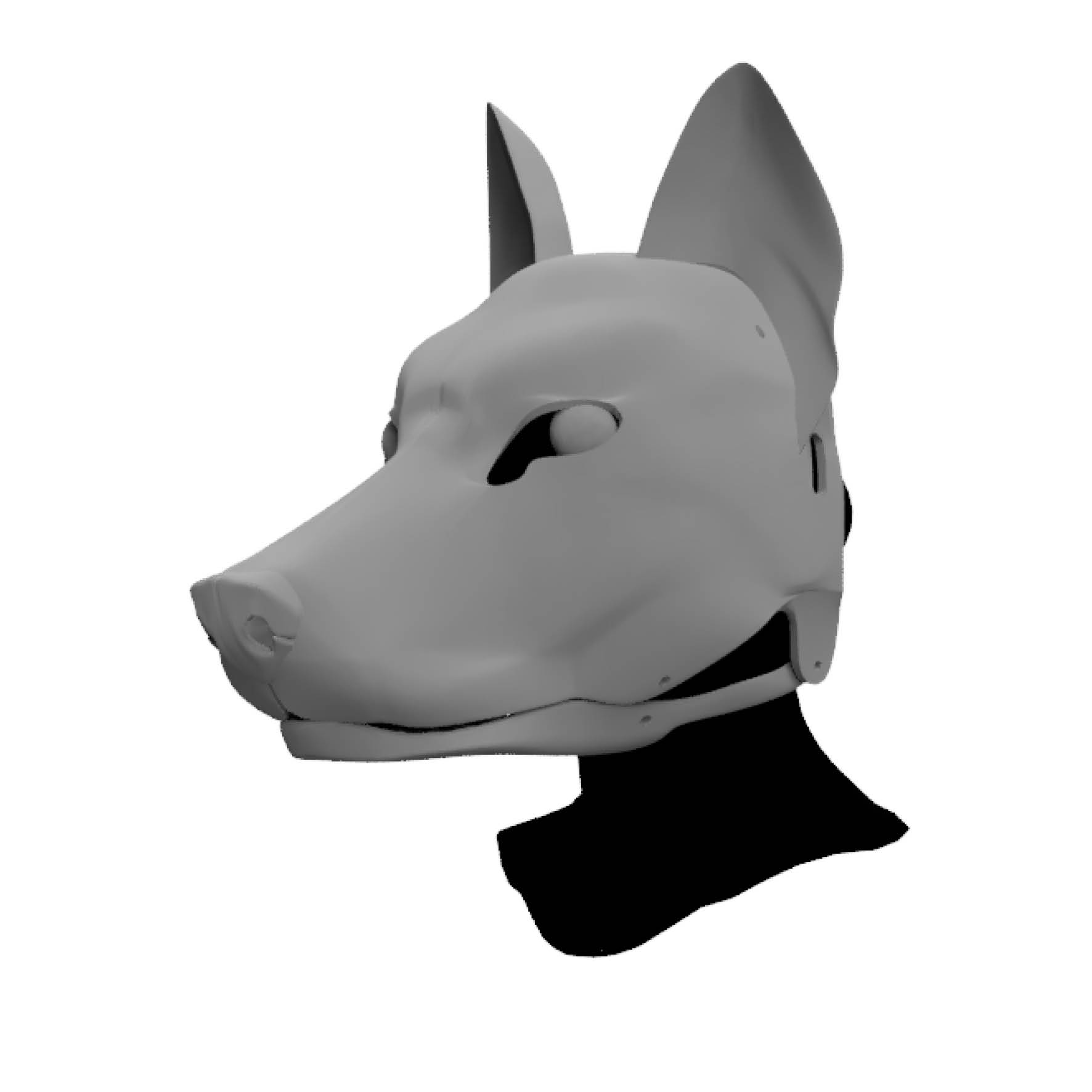 STL file furry head 🐺 ・3D print design to download・Cults