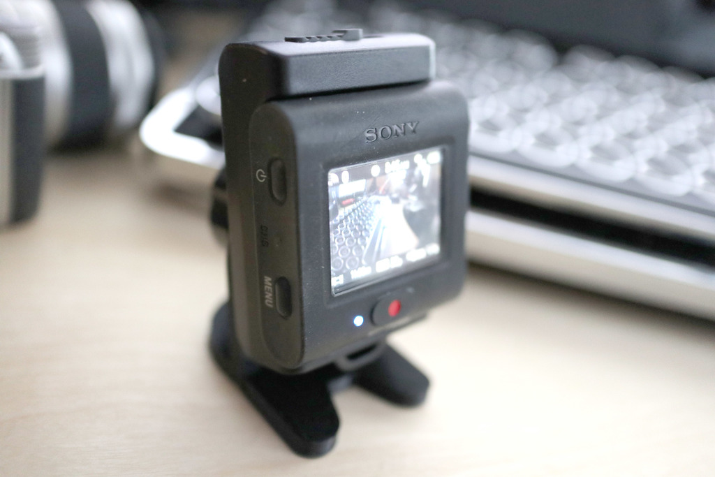 👽 Sony HDR-AS50R stand for RM-LVR3 remote monitor・Free 3D File