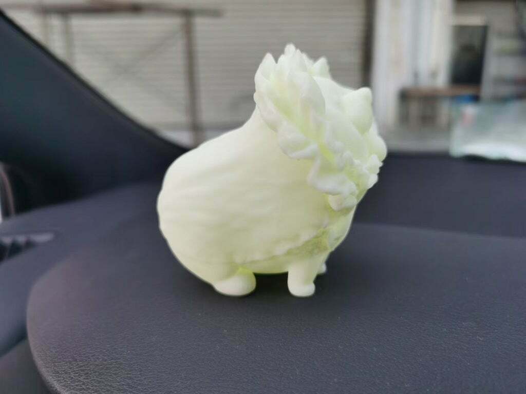 Free STL file Vegetable dog Chinese cabbage dog miniature 🐕 ・3D