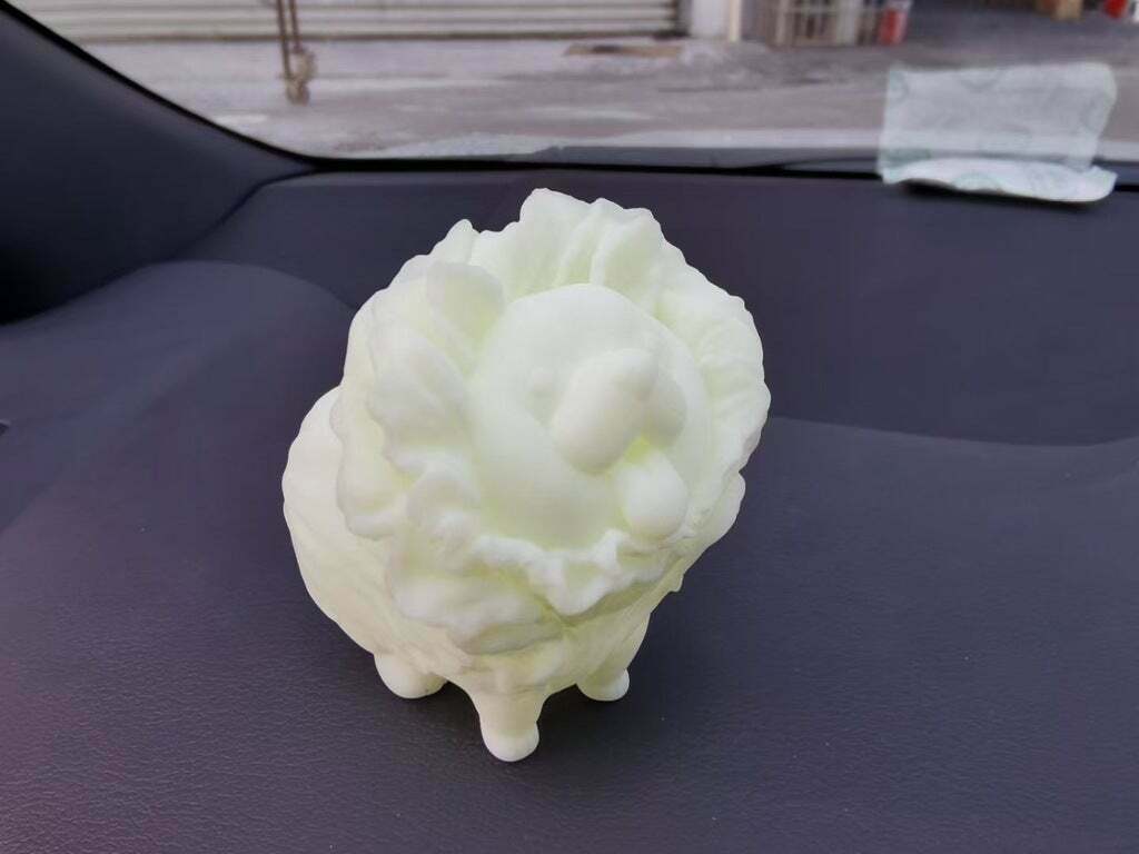 Free STL file Vegetable dog Chinese cabbage dog miniature 🐕 ・3D