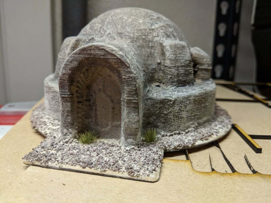 Desert sci-fi buildings