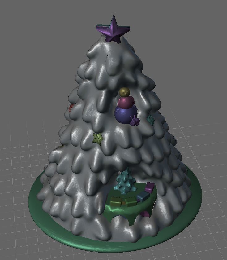 Free STL file Christmas tree xmas decoration - support less print 🎄 ...