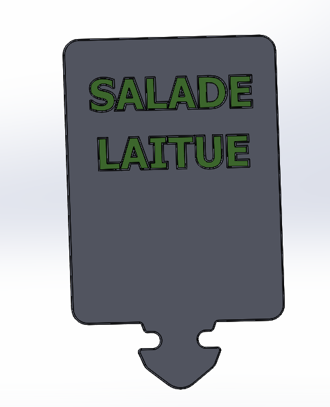 Free STL file SEEDLING LABELS 🌱・3D printable model to download・Cults