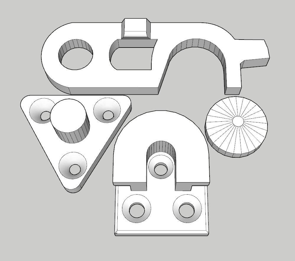 🔒 Gate Lock・Free STL File for ・Cults